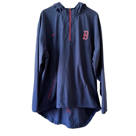 Nike x Red Sox Blue Windbreaker Jacket - Picture 1 of 11